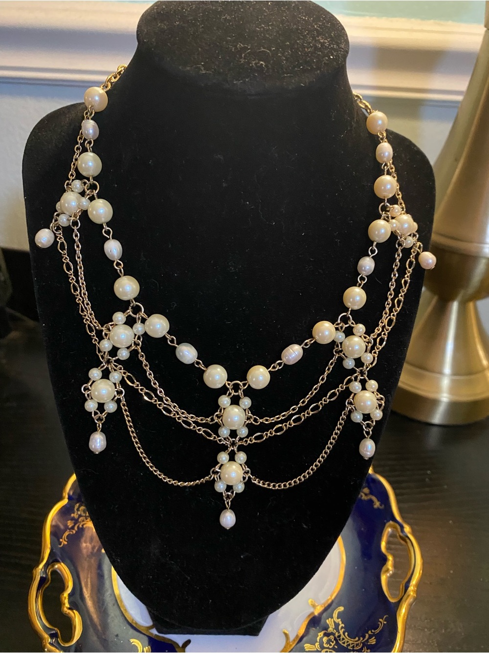 Bridgerton Pearl Necklace - Statement Piece